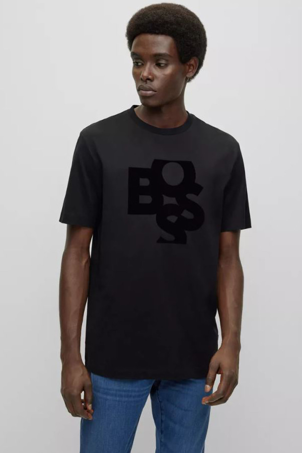 T-SHIRT BOSS - 002 BLACK